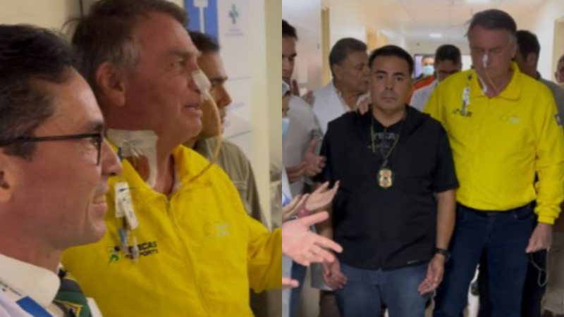 Ex-presidente Jair Bolsonaro deixa hospital em Natal e segue para Brasilia